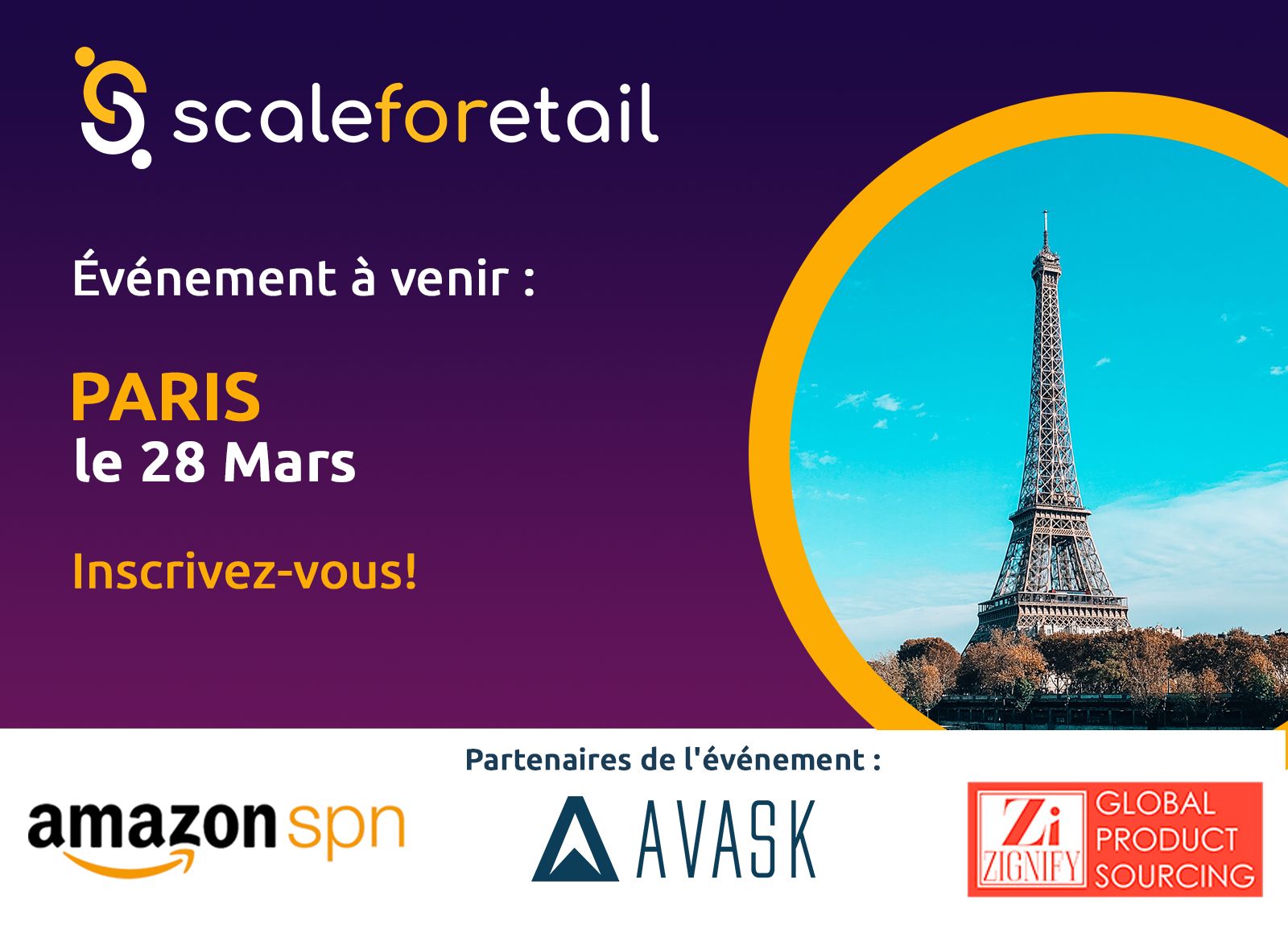[SAVE THE DATE] The Scale Series à Paris La Défense le Mardi 28 Mars 2023 !